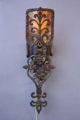 Pair of 1920s Original Sconces with Mica Shields