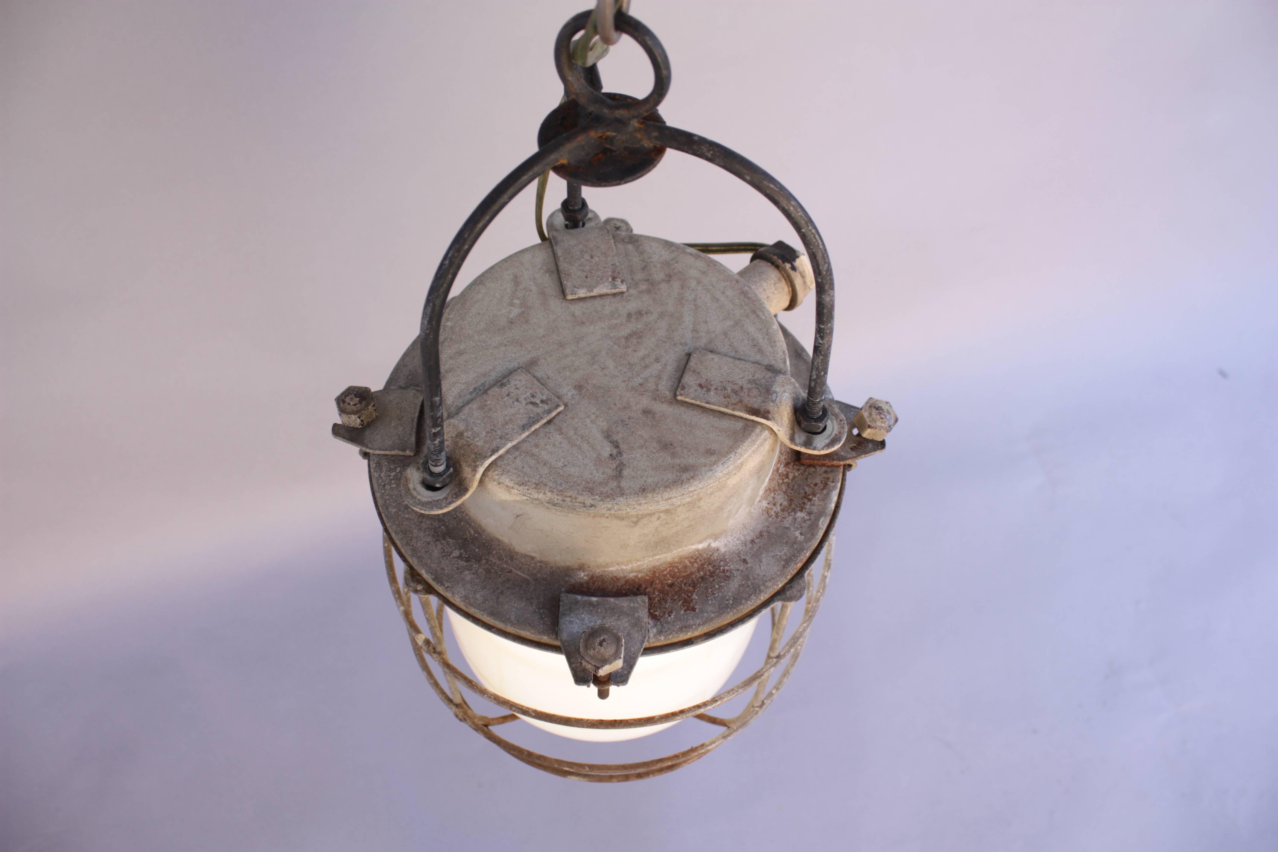 industrial globe light