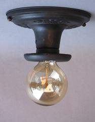 1920s Single Light Ceiling Mount