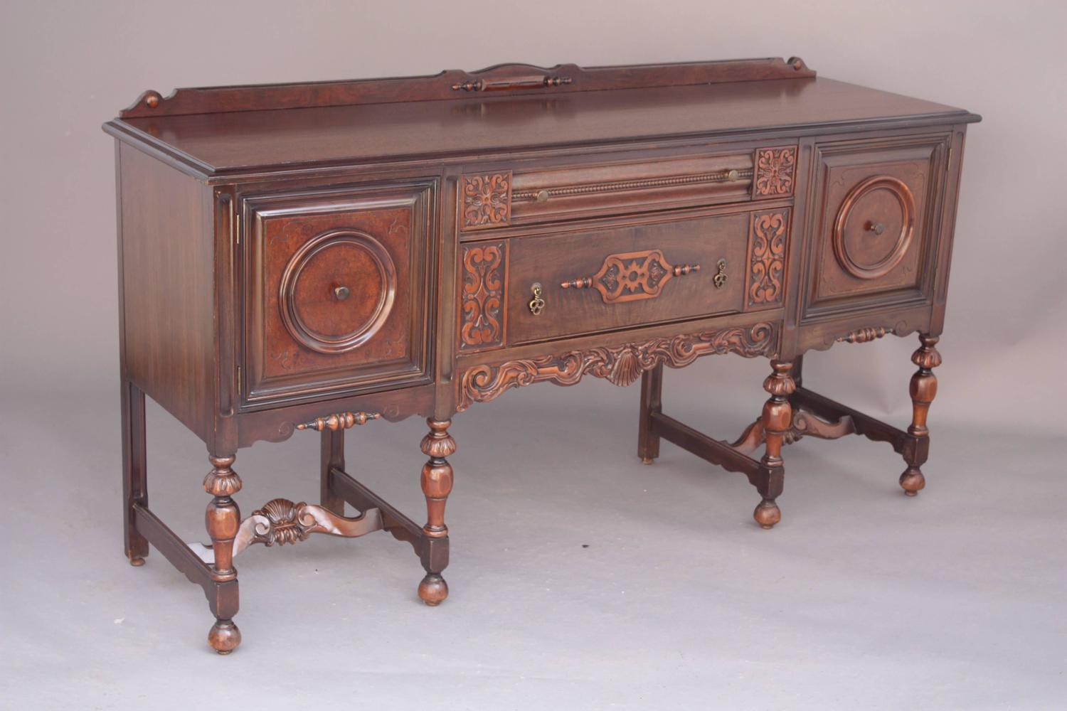 1920s Long Spanish Revival Sideboard at 1stdibs