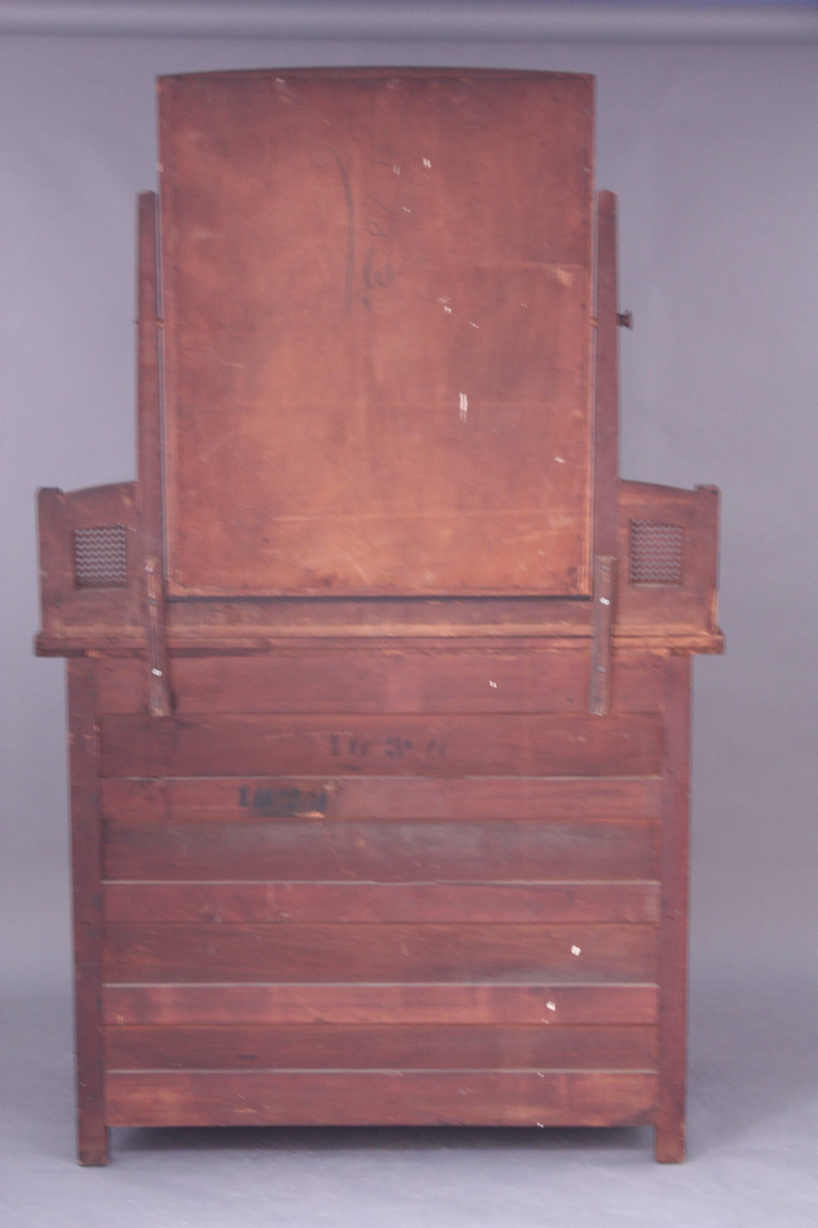American Arts & Crafts Mission Oak Dresser with Original Mirror