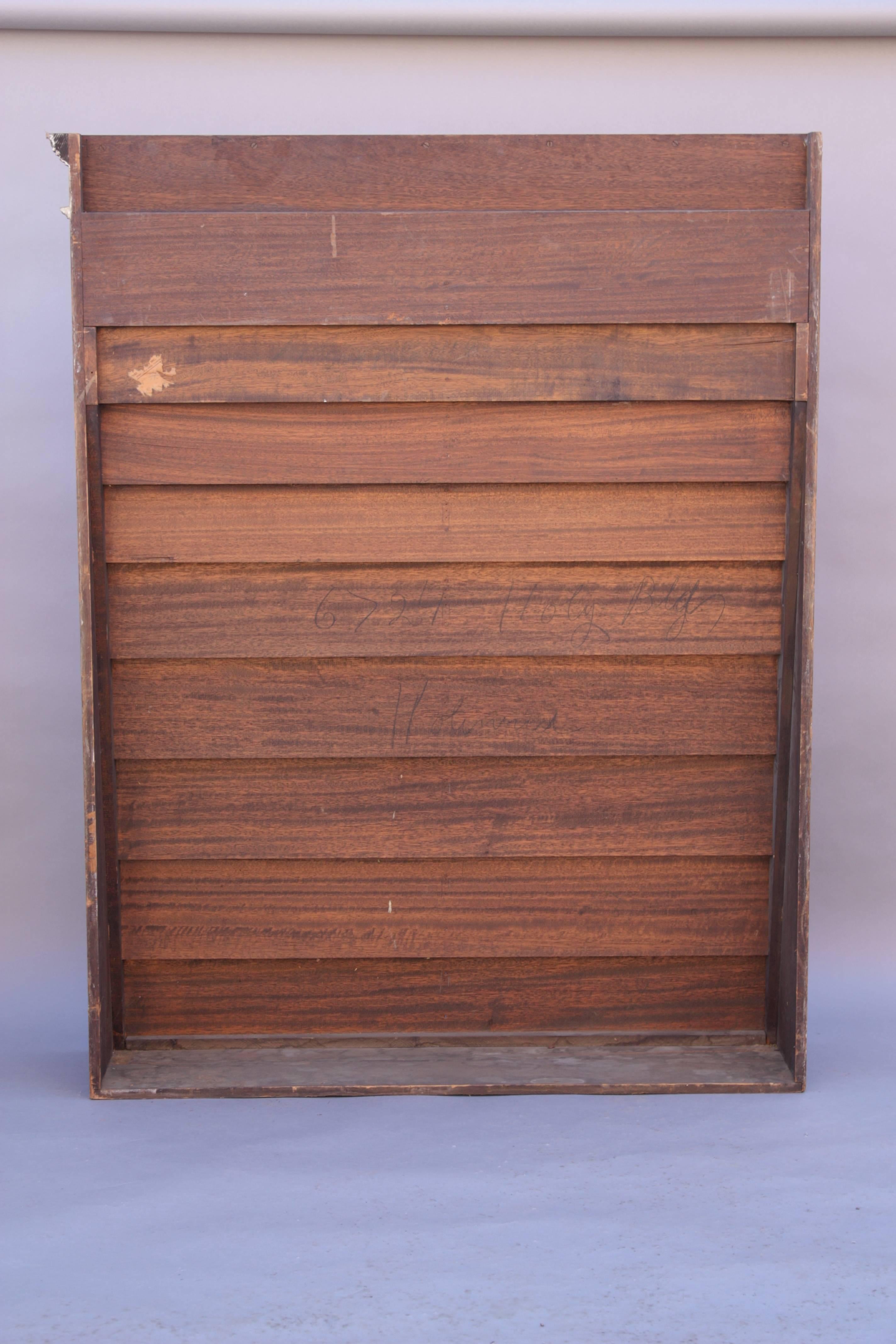 Turn-of-the-Century Wooden Magazine Rack In Good Condition In Pasadena, CA