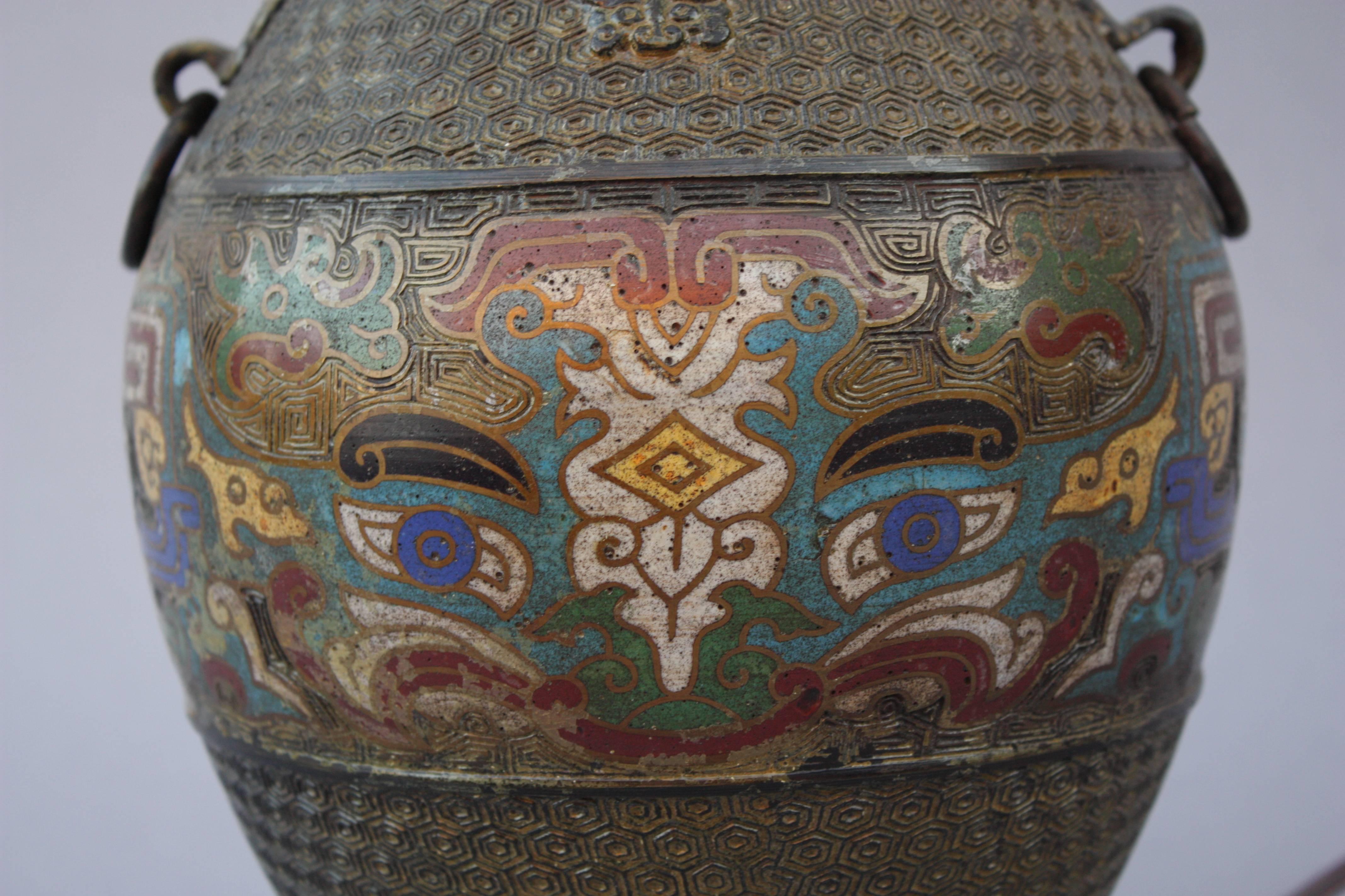 cloisonne lamps