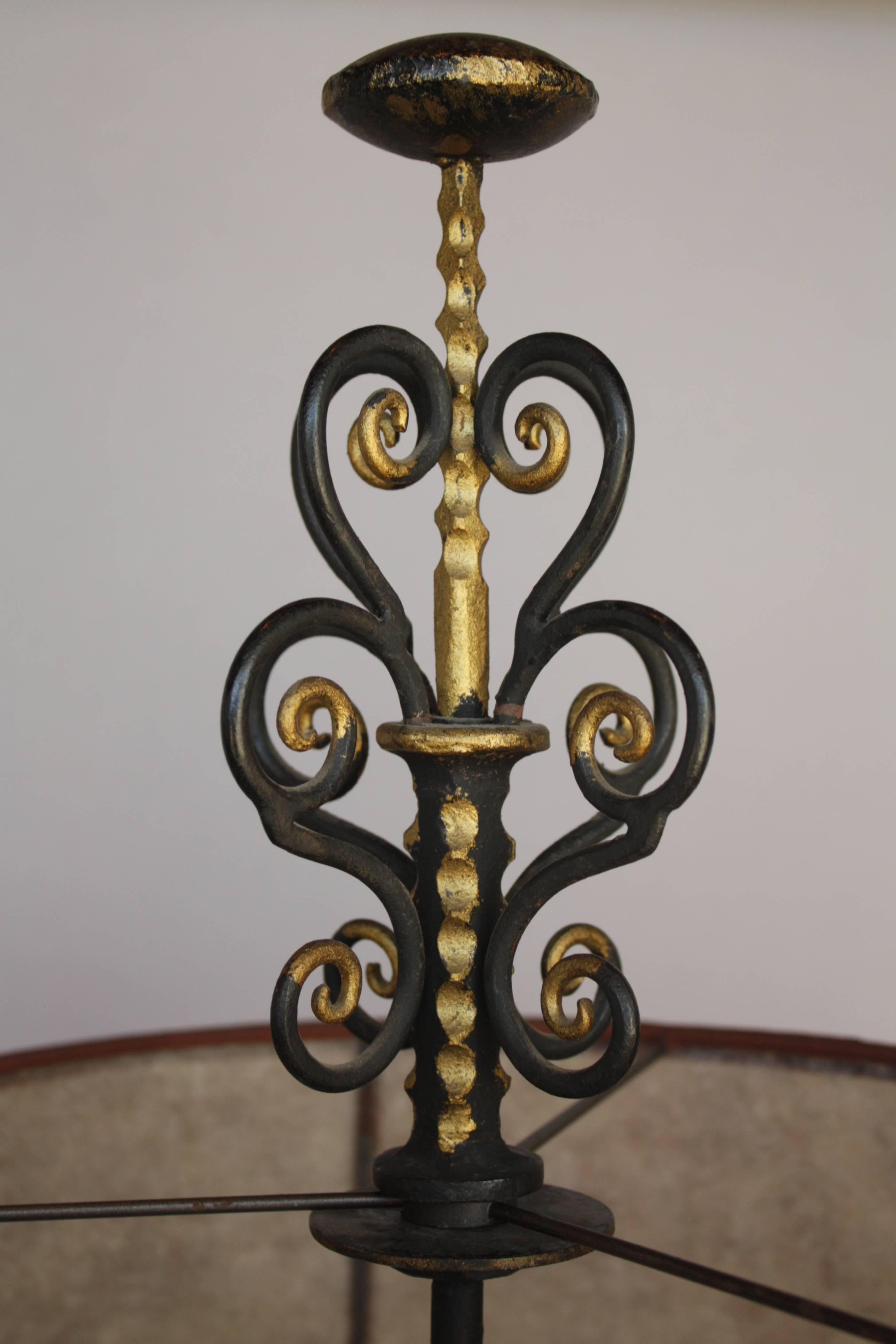 Early 20th Century Spectacular Large Scale 1920's Spanish Revival Floor Lamp