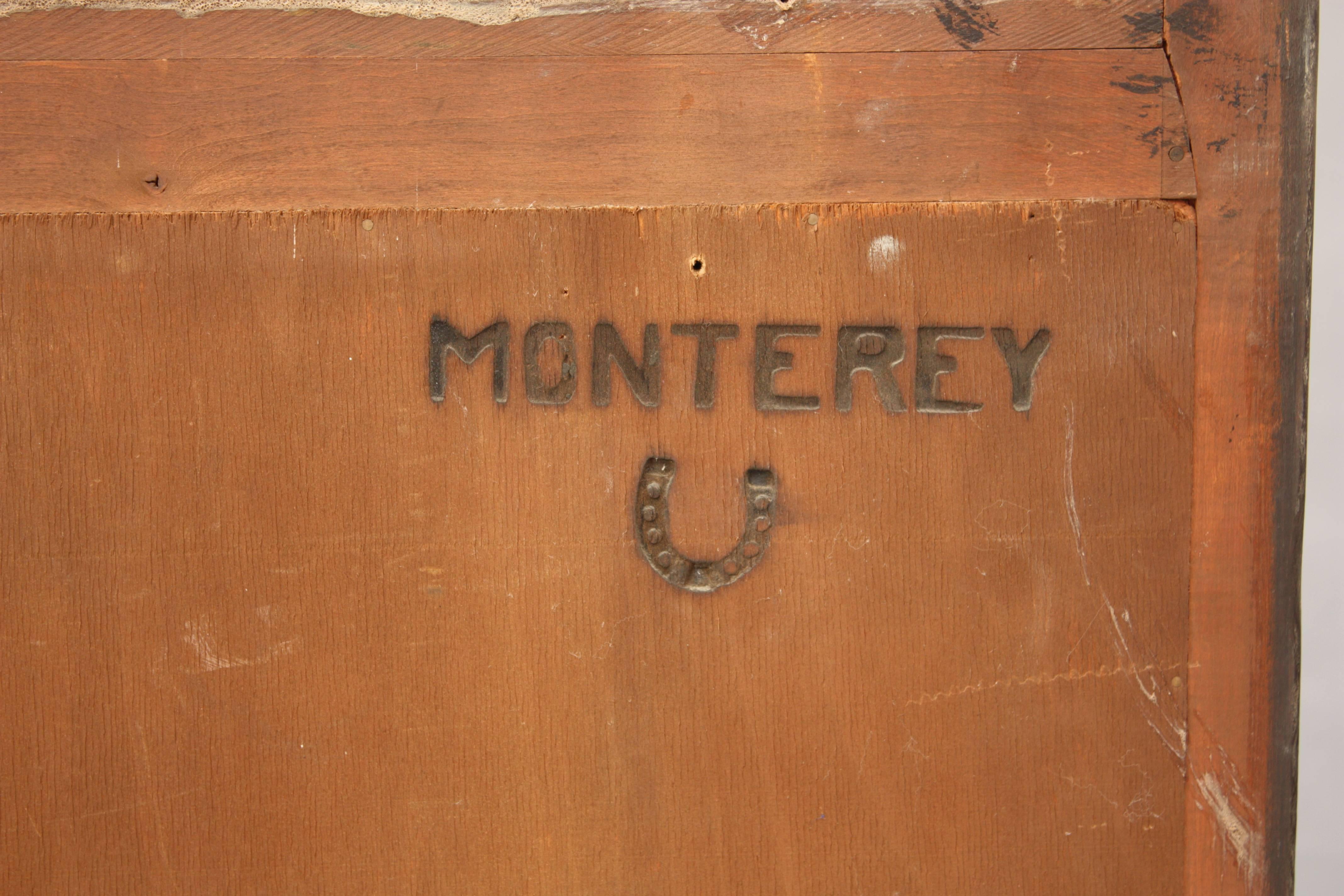 Mid-20th Century Signed Antique Rancho Monterey High Boy Dresser