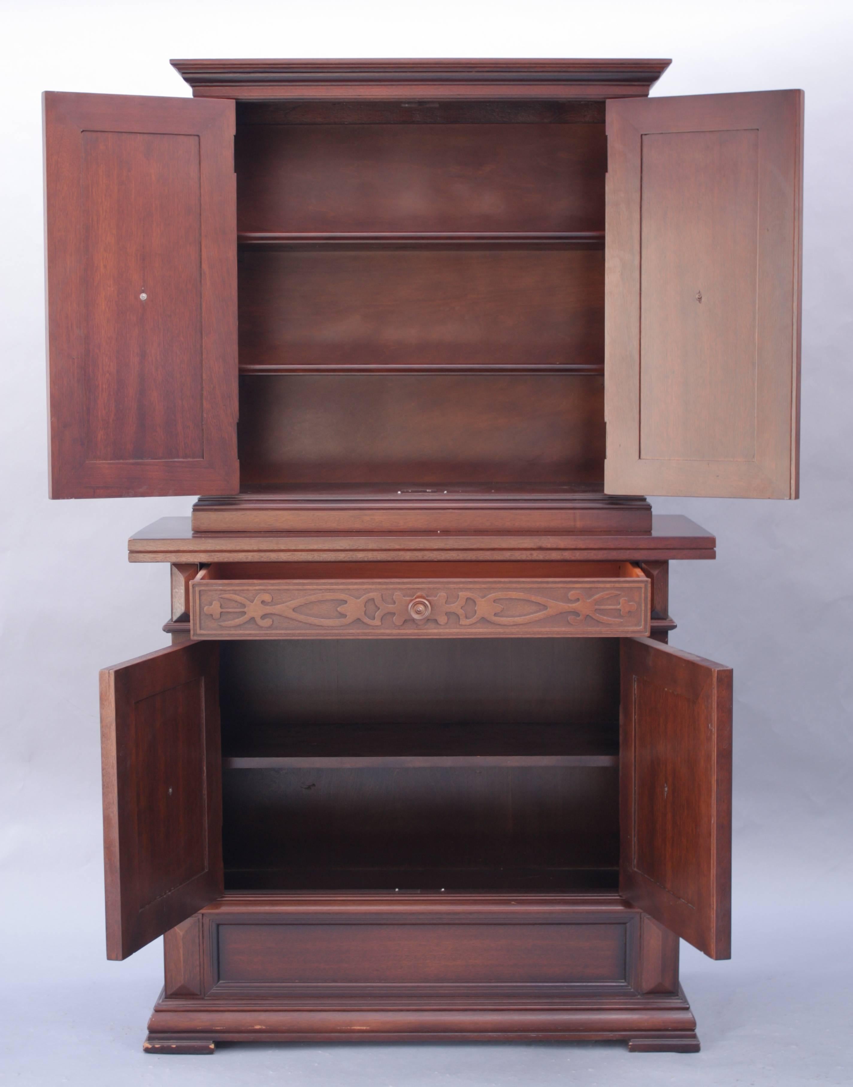 Spanish Colonial 1920s Spanish Revival Standing Cabinet