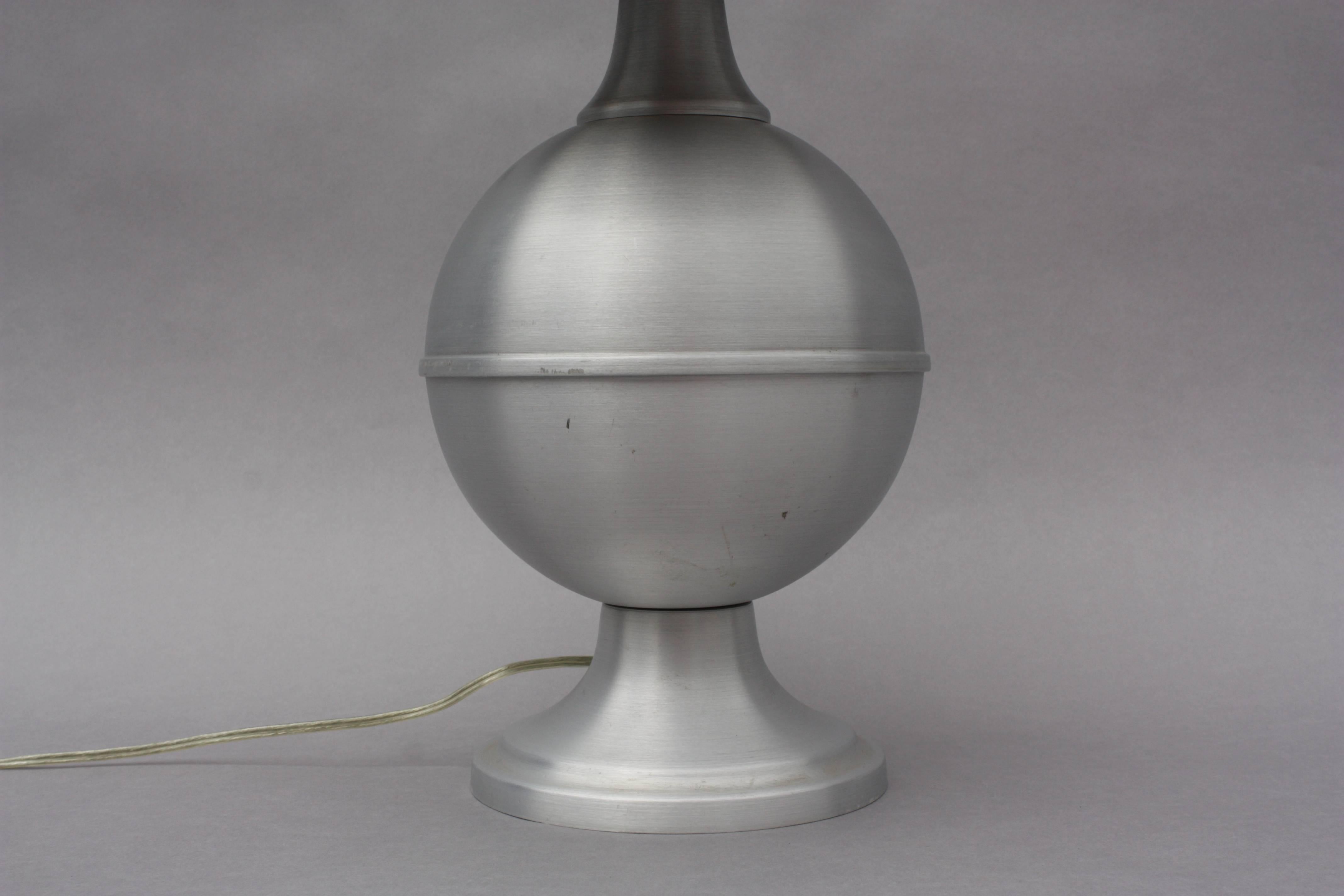 American Machine Age Table Lamp Attributed to Russel Wright For Sale