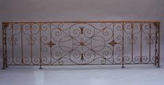 Long 1920s Iron Balcony Railing