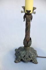 Pair of 1920s Small Acanthus Motif Table Lights