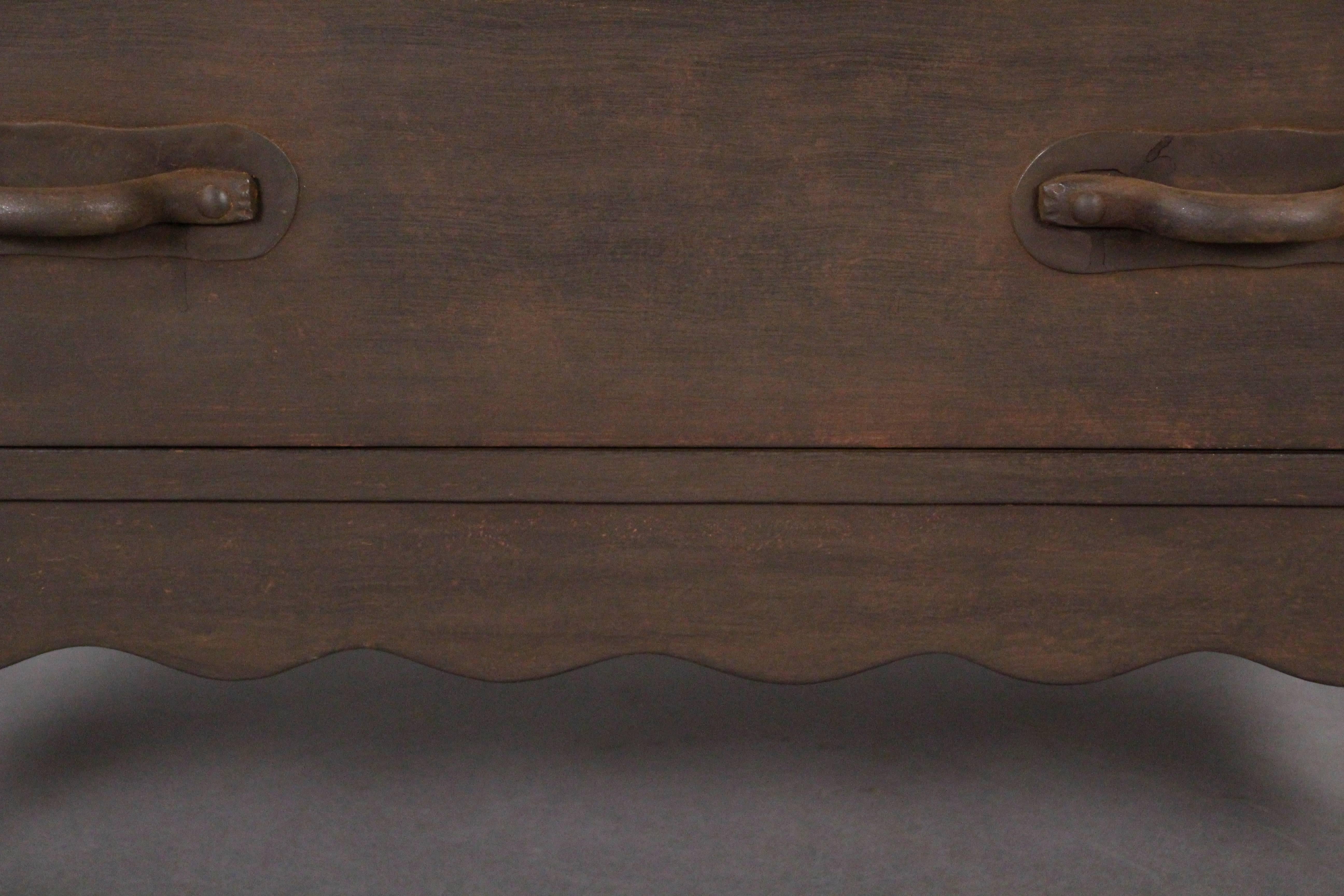 1930s Tall Signed Monterey Dresser In Good Condition In Pasadena, CA