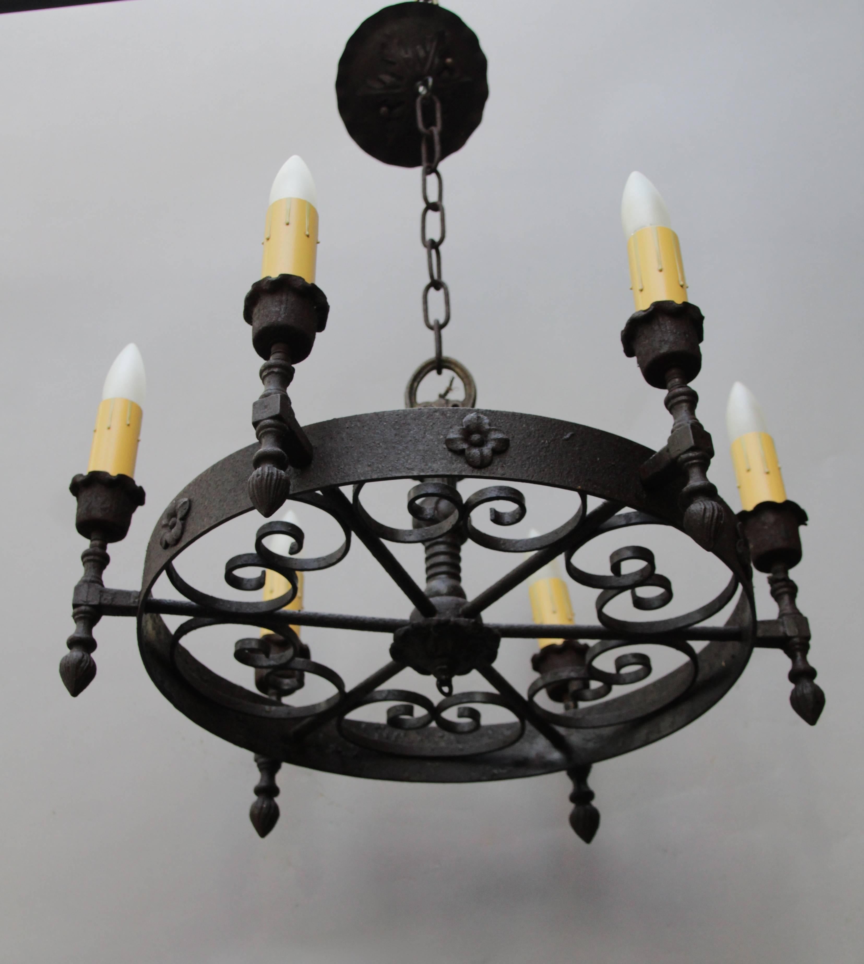Spanish Colonial  Spanish Revival Classic Chandelier