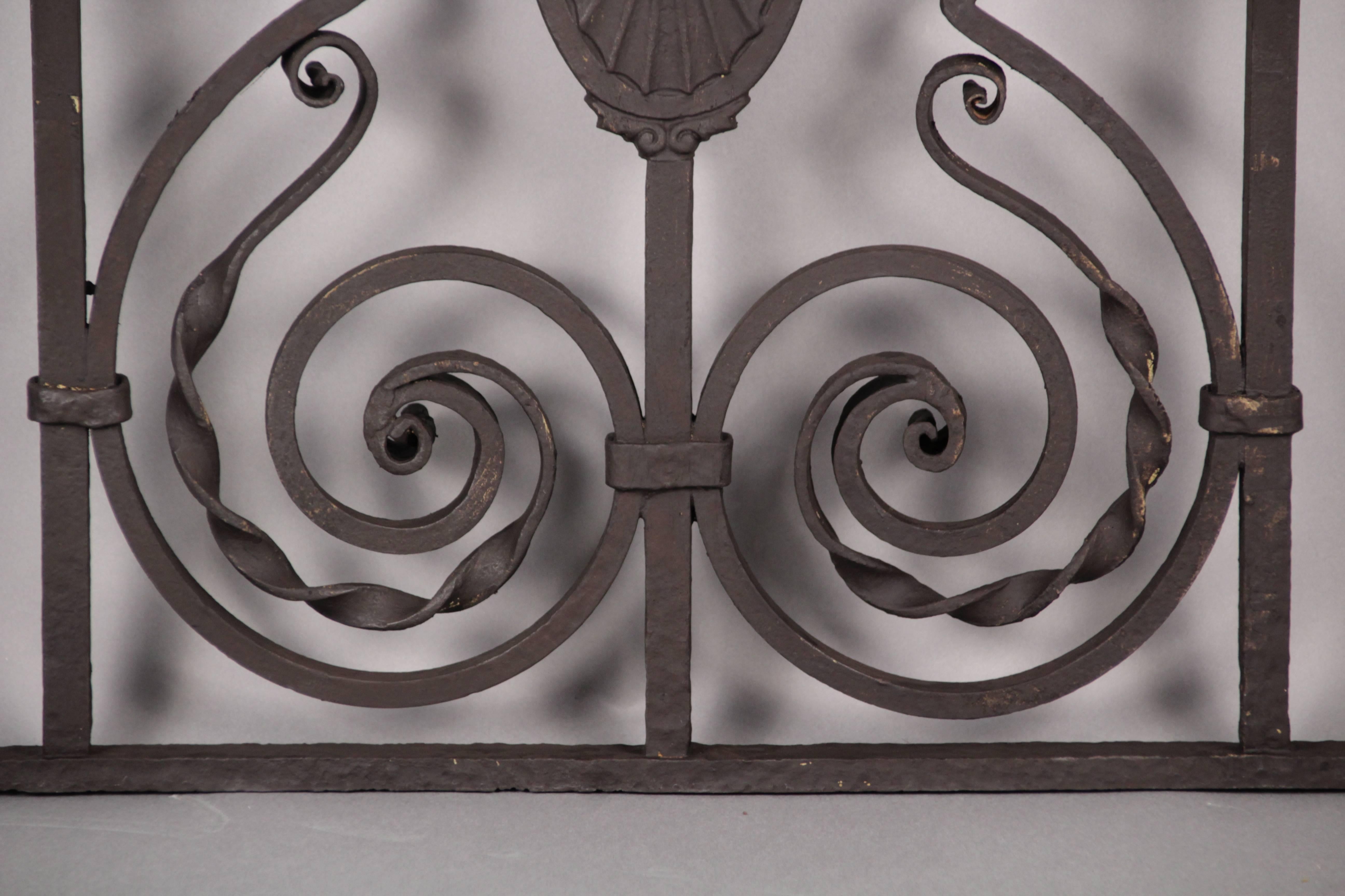 American One of Two Spanish Revival Iron Pieces