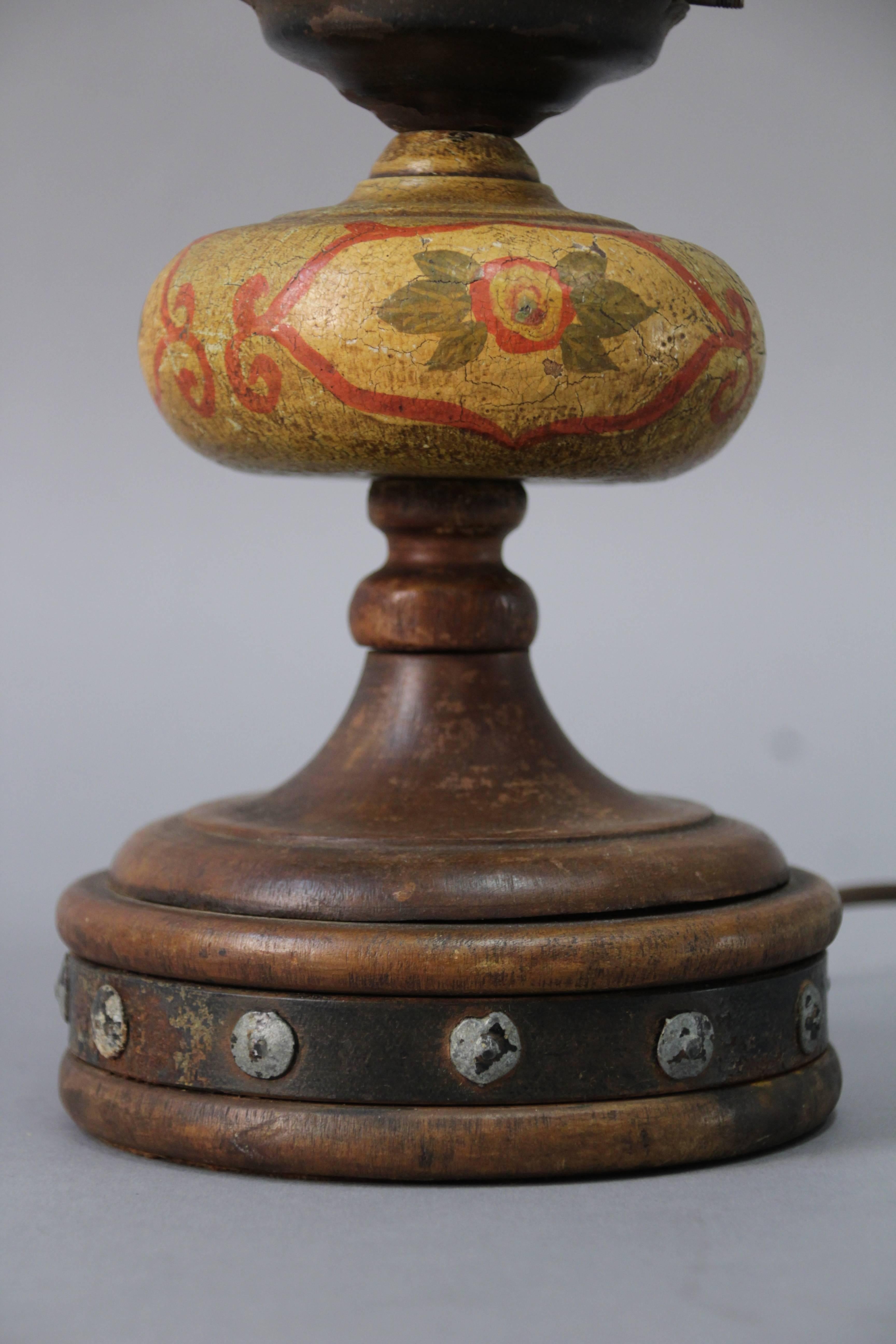 Small table lamp attributed to the Monterey Company, circa 1930s.
