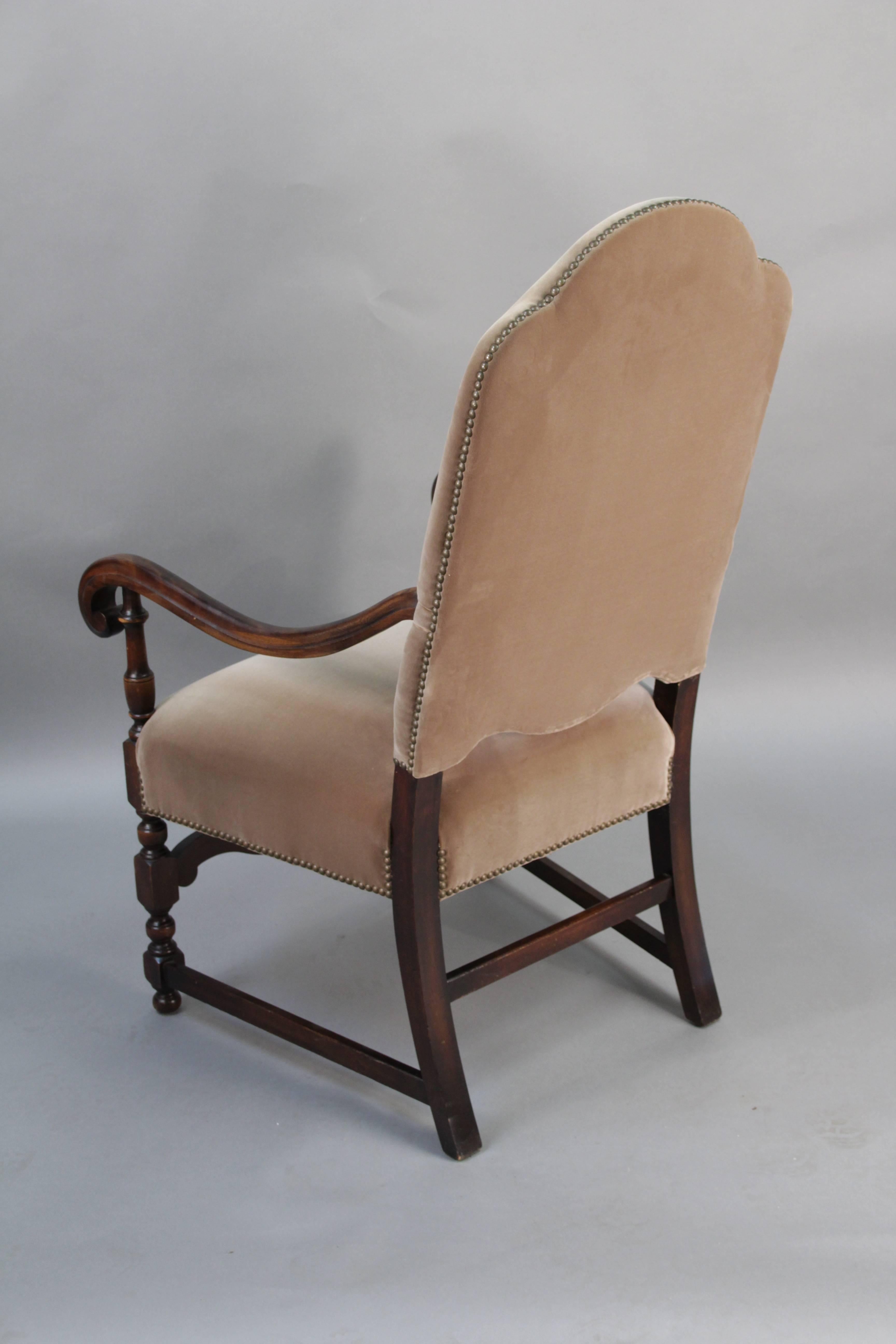 North American Antique 1920s Spanish Revival Armchair