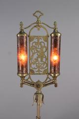 1920s Attractive Bronze Torchiere Signed by Seager Studios