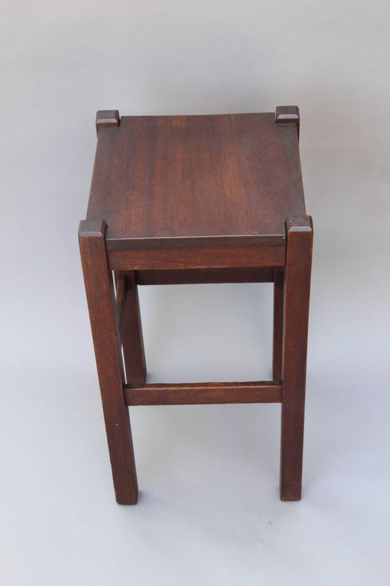 Antique Oak Arts and Crafts Side Table Mission Style, circa 1910 at 1stDibs