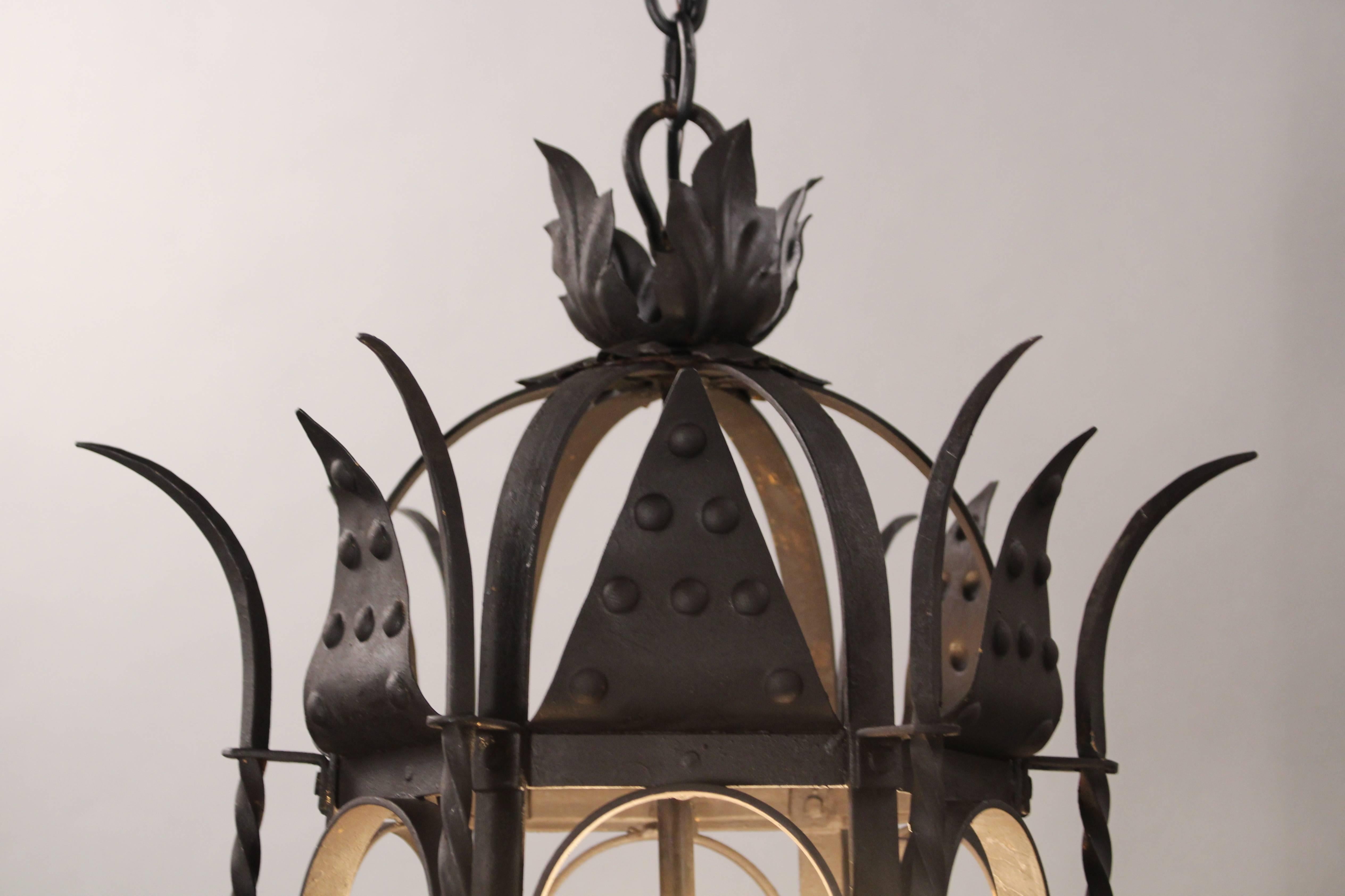 Spanish Colonial Classic 1920s Large-Scale Spanish Revival Chandelier