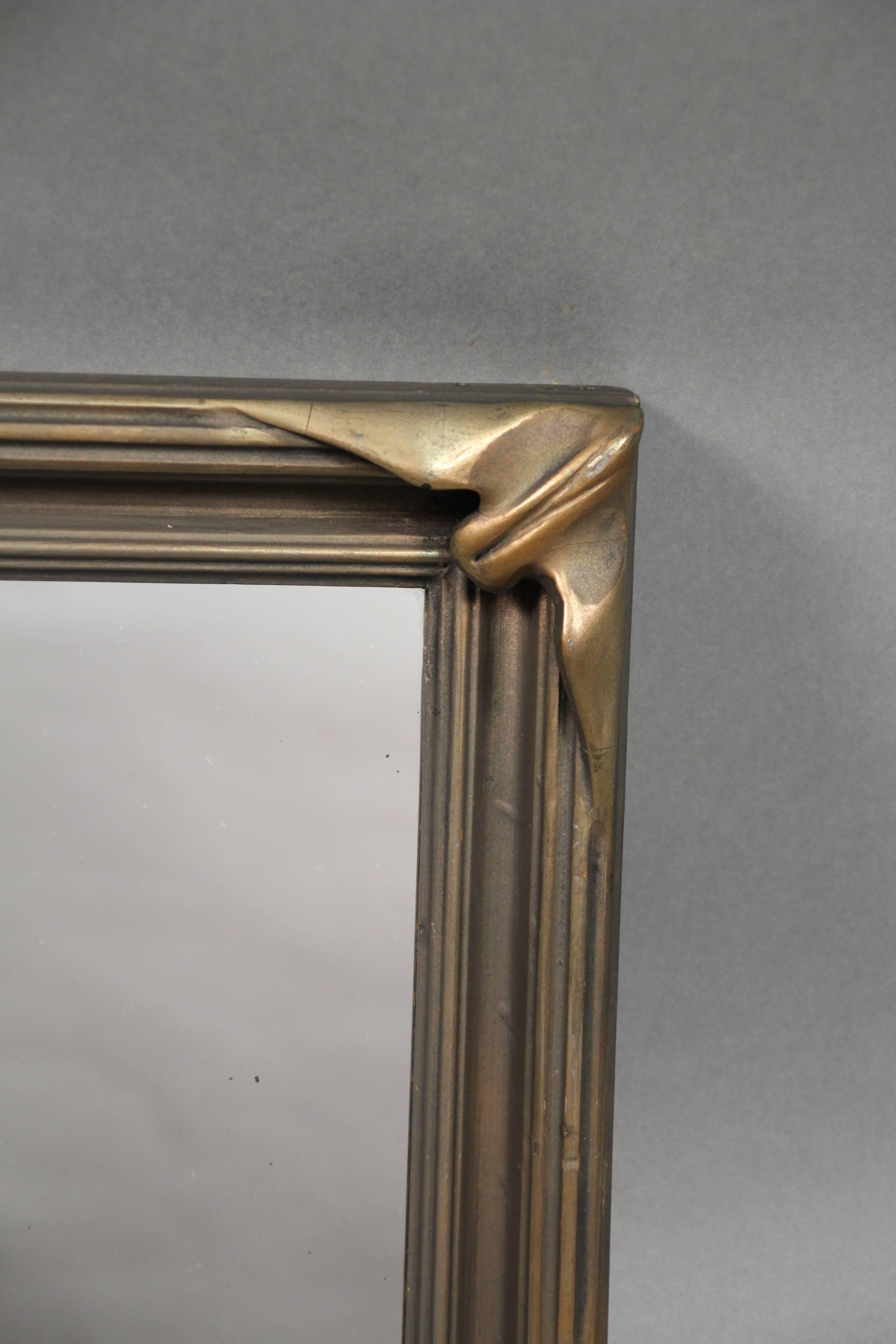 Mirror with beautiful carved frame, circa 1920s. Replace mirror.