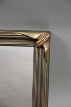 Antique 1920s Mirror with Wing Bat Corners