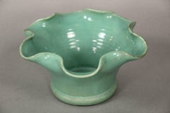Antique Bauer California Pottery by Matt Carlton Ruffled Edge Bowl