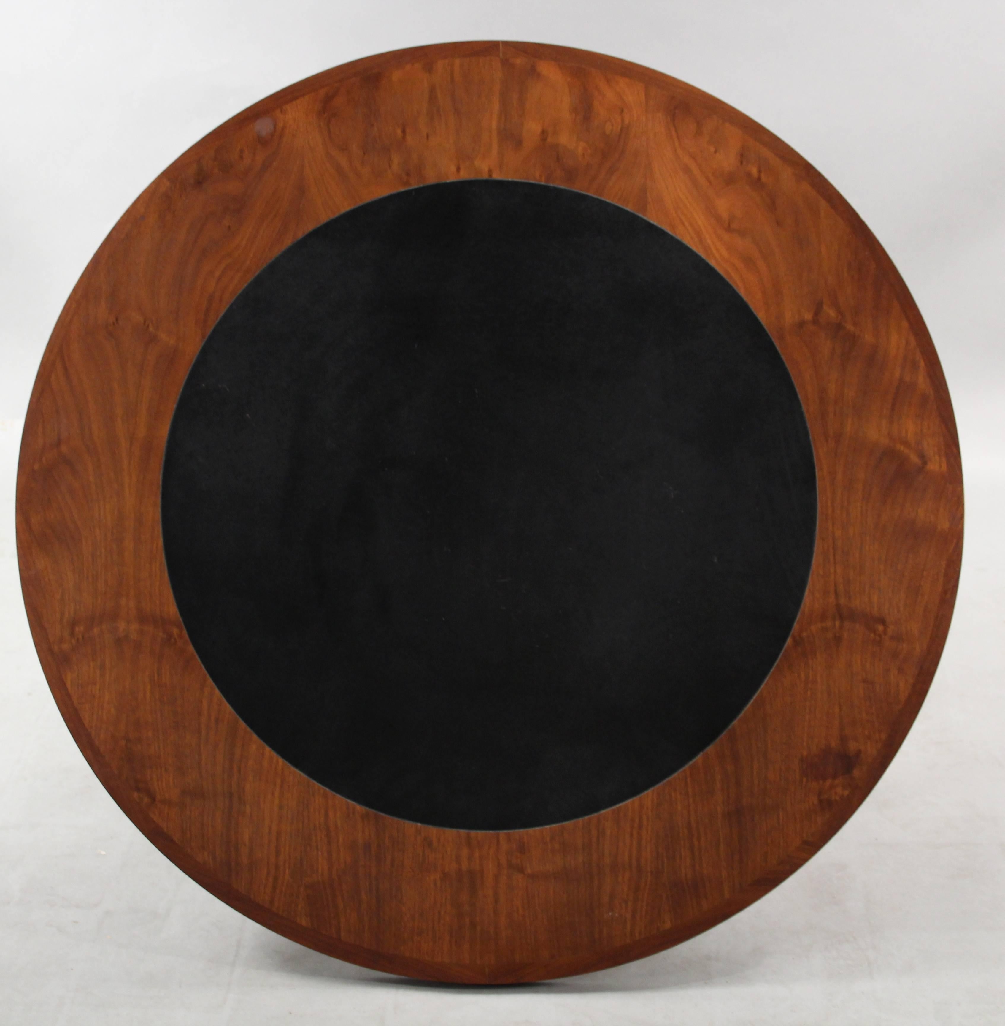 Mid-20th Century Antique Mid-Century Modern Round Table by Lane