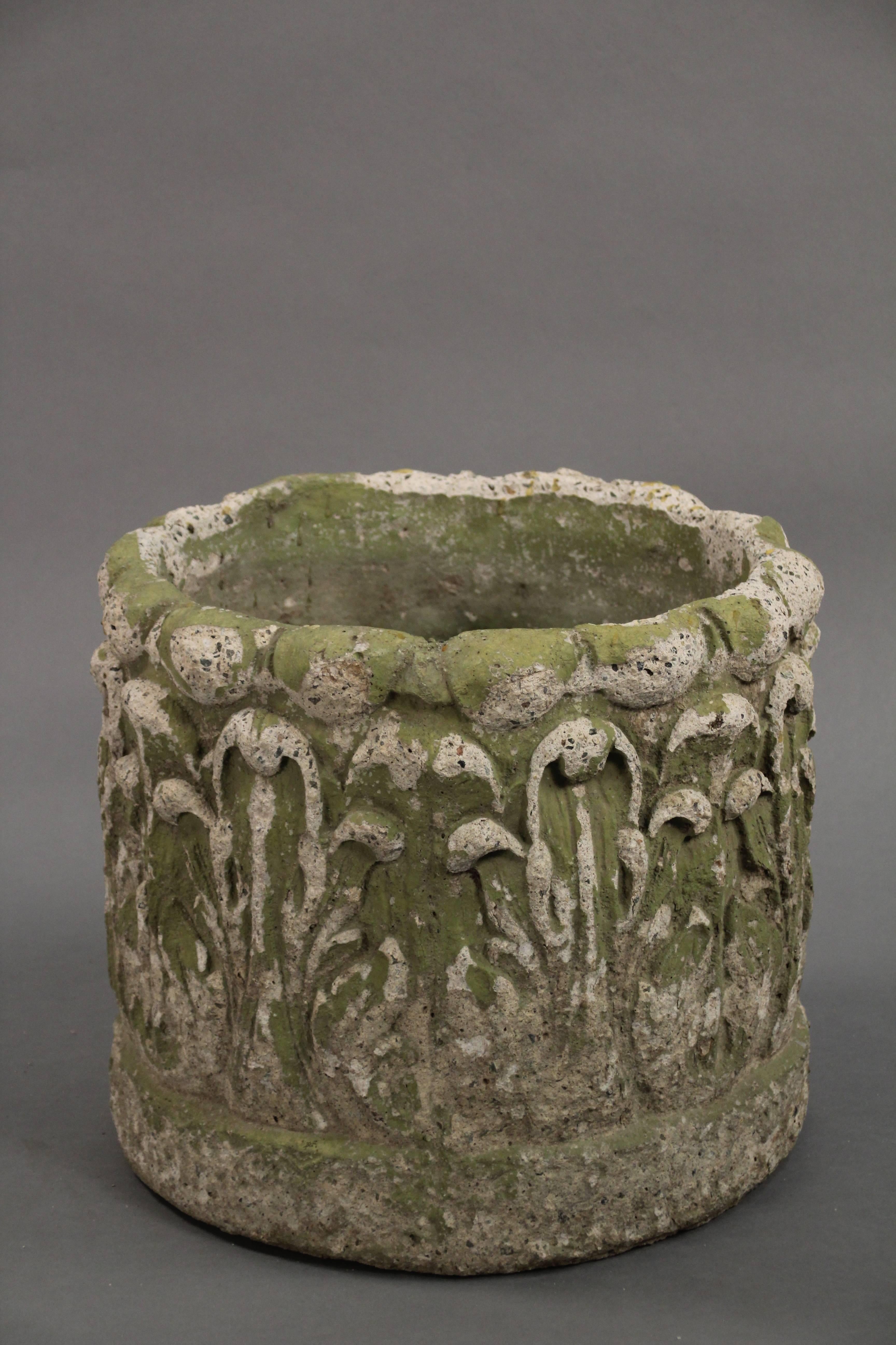 Very nice pair of original planters from the 1920s with original patina.
