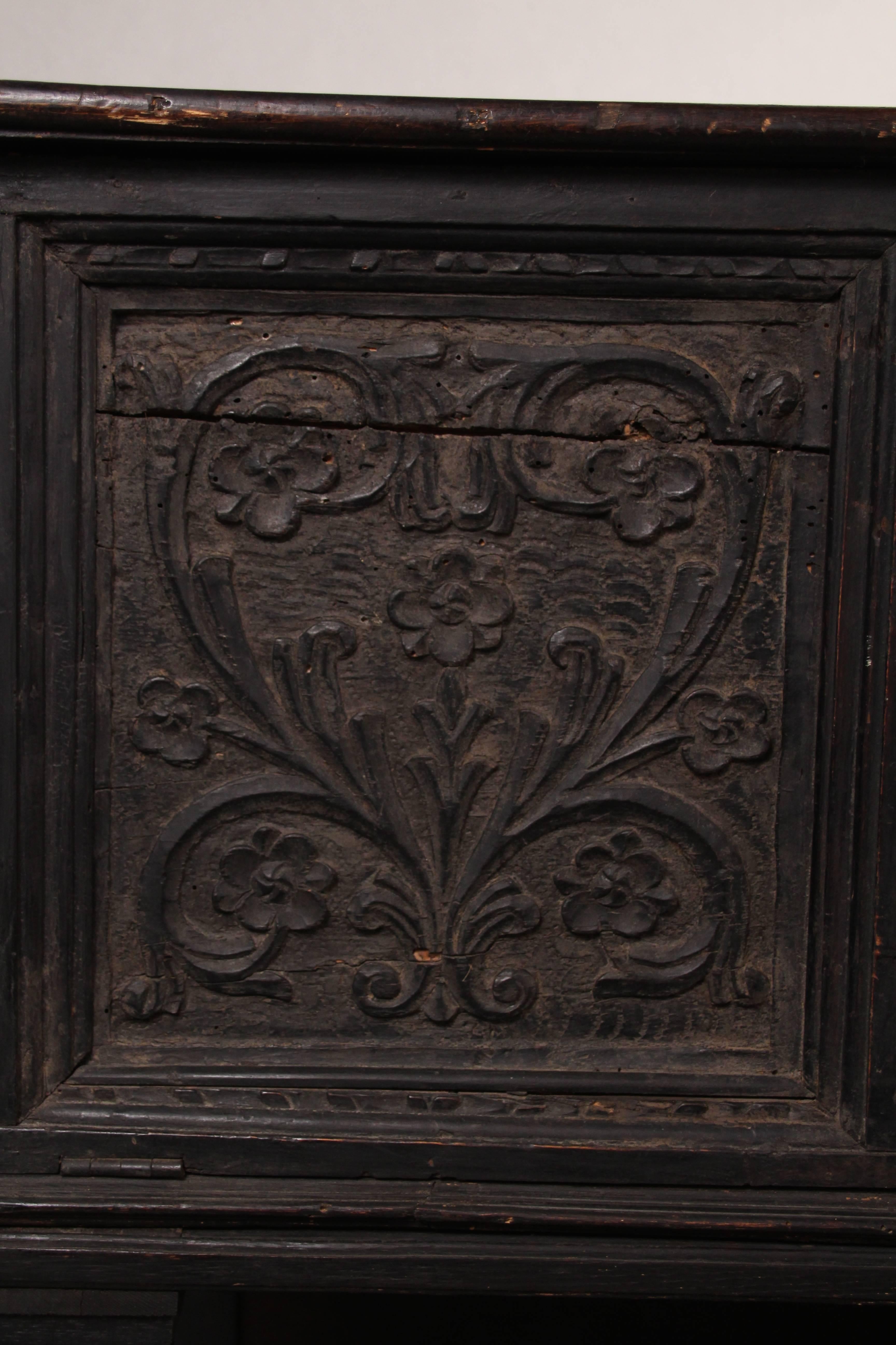 Early 19th Century Hand-Carved Spanish Revival Sideboard 1