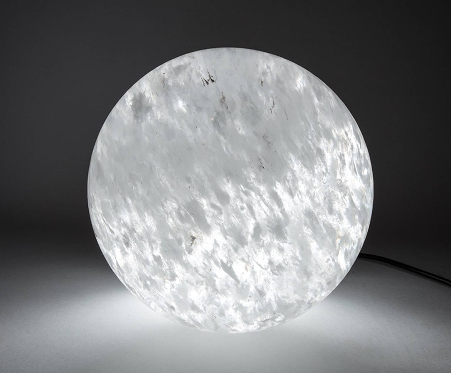 Contemporary Rock Crystal Sphere