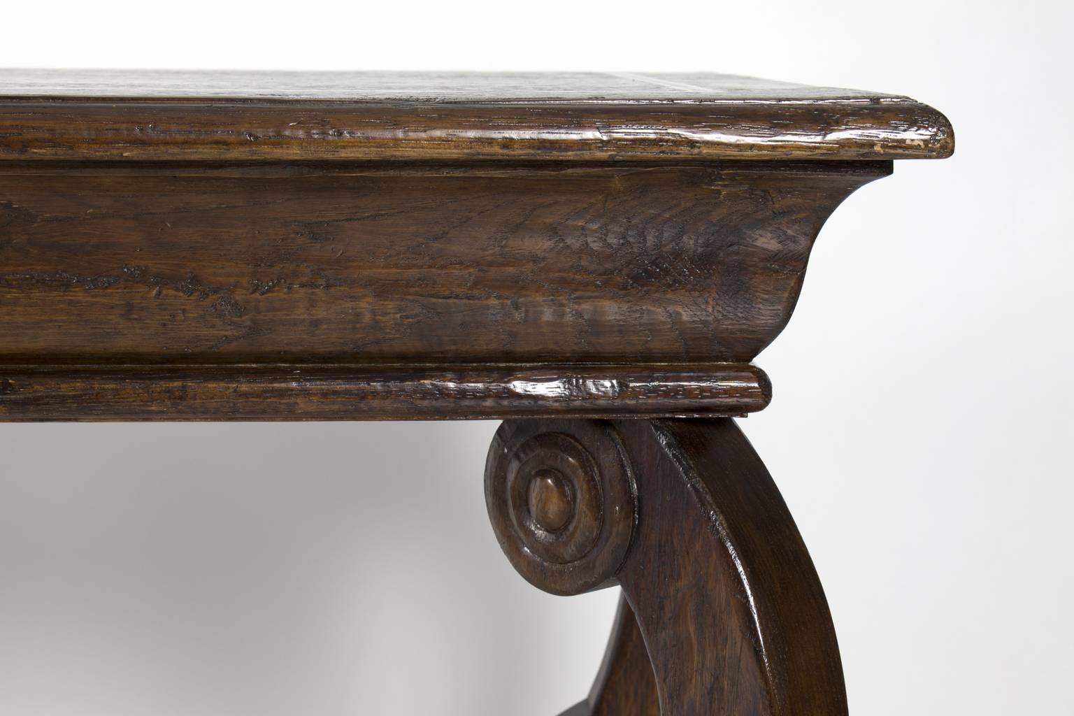 20th Century Eight Cabriole Leg Console Table