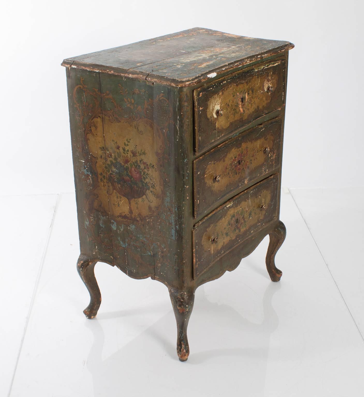 Hand-Painted Vnetian Commode