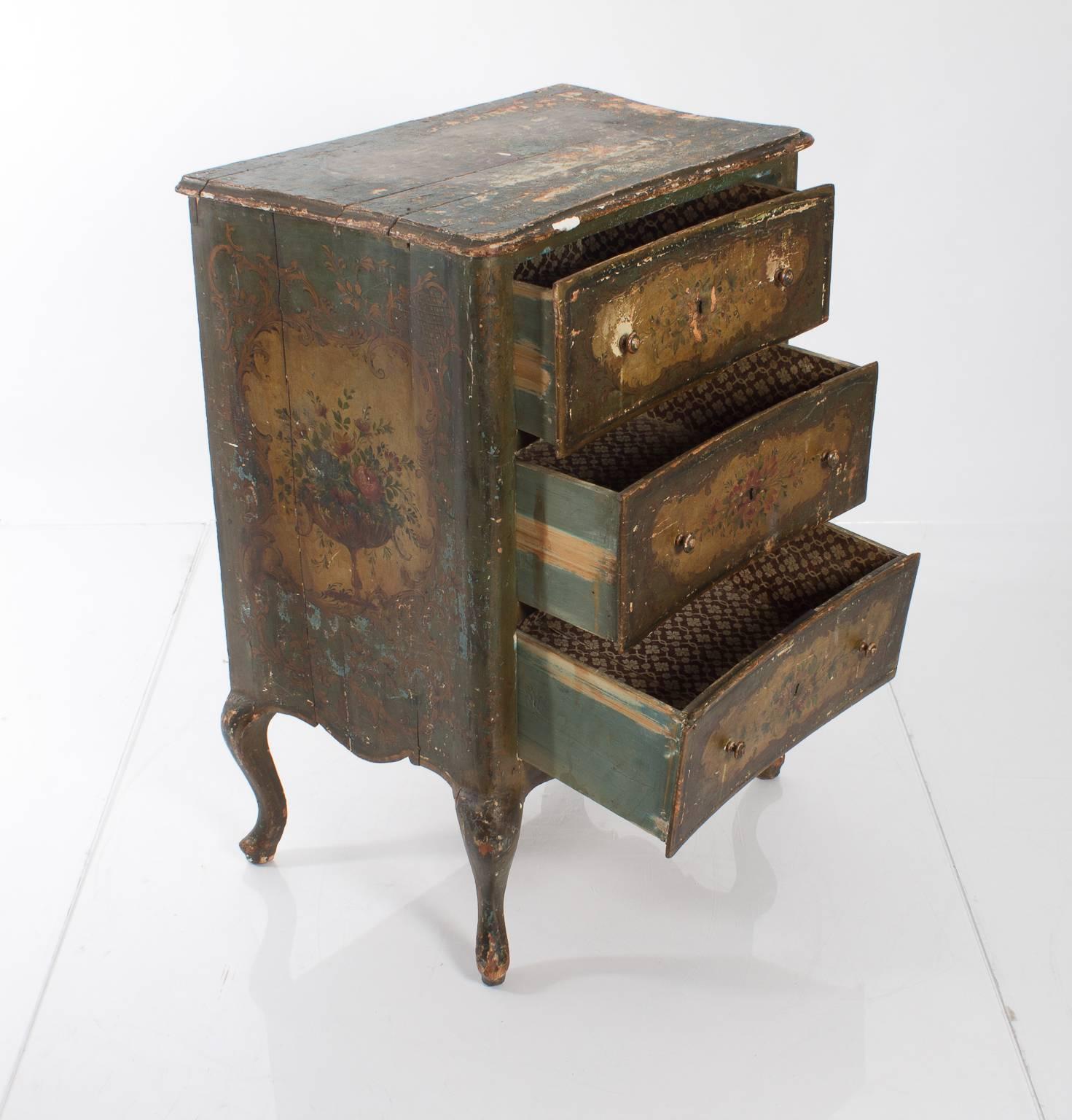 Vnetian Commode In Distressed Condition In Stamford, CT