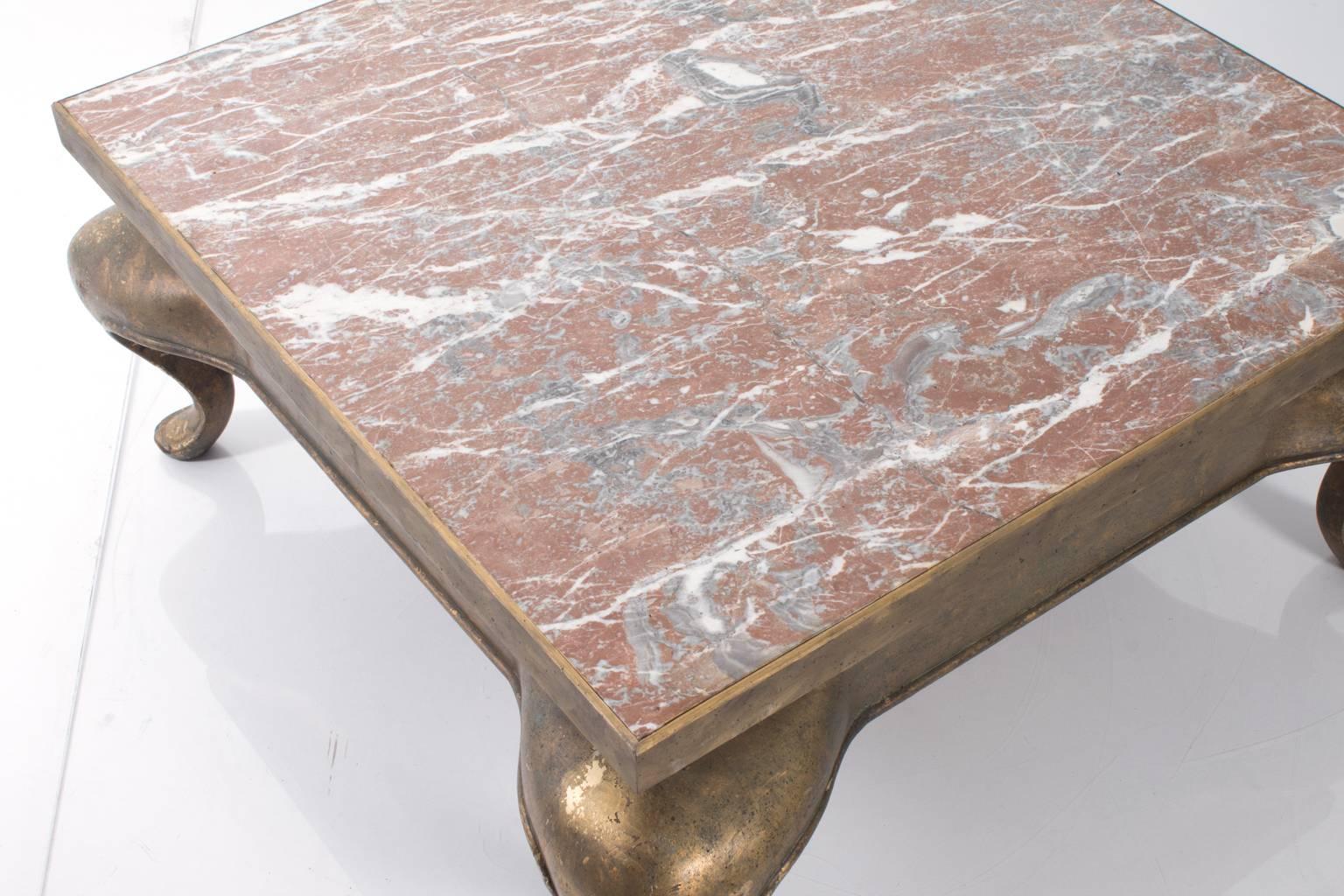 20th Century Cabriole Leg Coffee Table For Sale