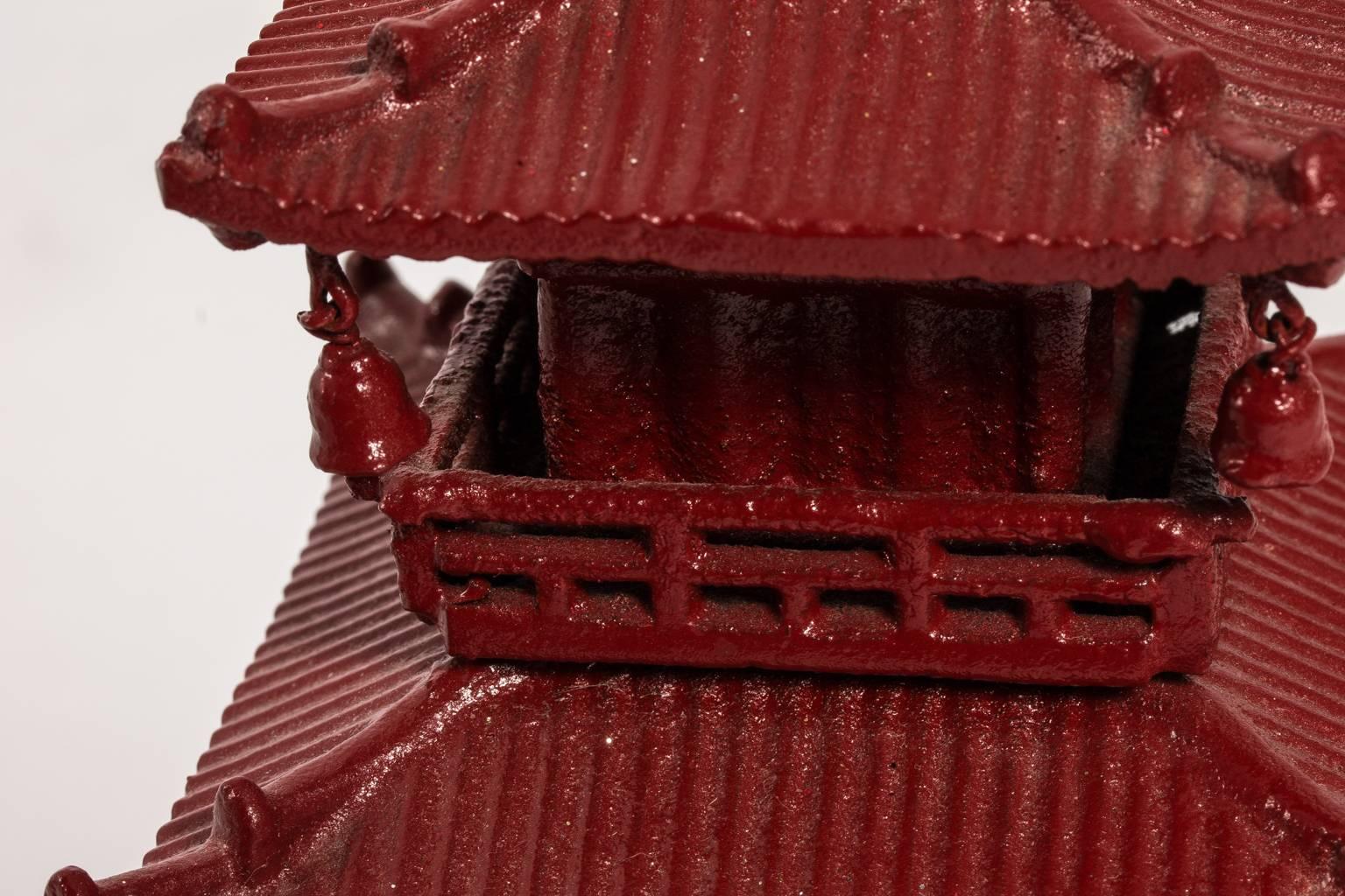 Red Iron Pagoda Ornament 1