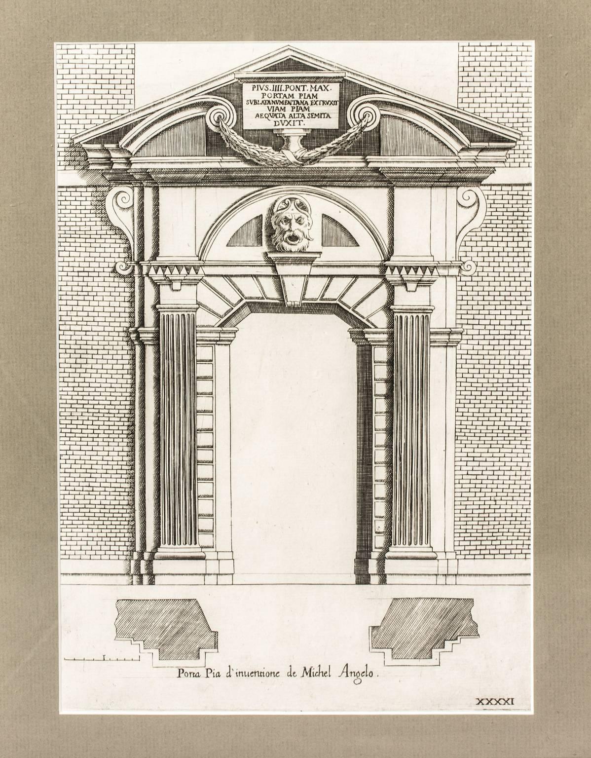 Framed Architectural Engravings For Sale 6