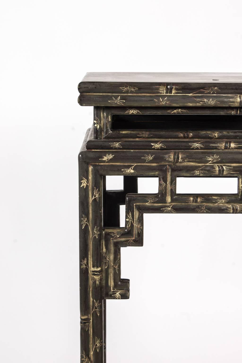 chinese tall side table