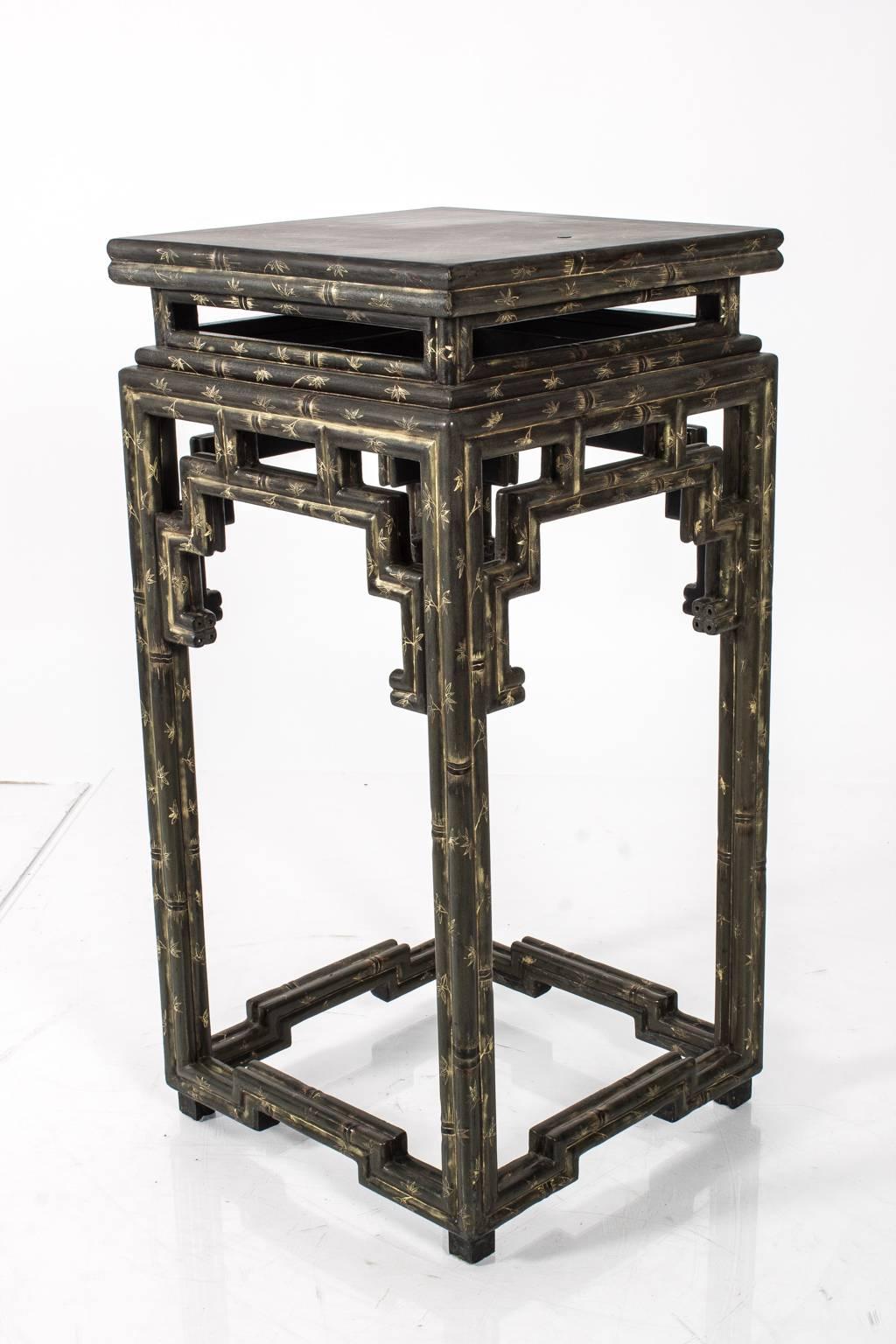Tall Chinese Side Tables In Good Condition For Sale In Stamford, CT