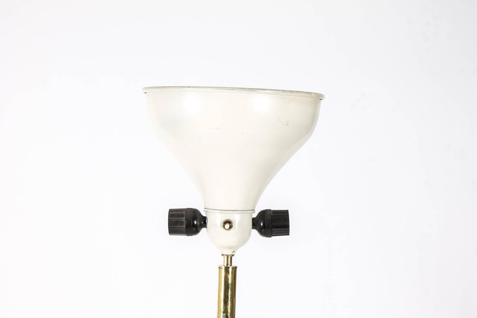 Brass Art Moderne Floor Lamp 
