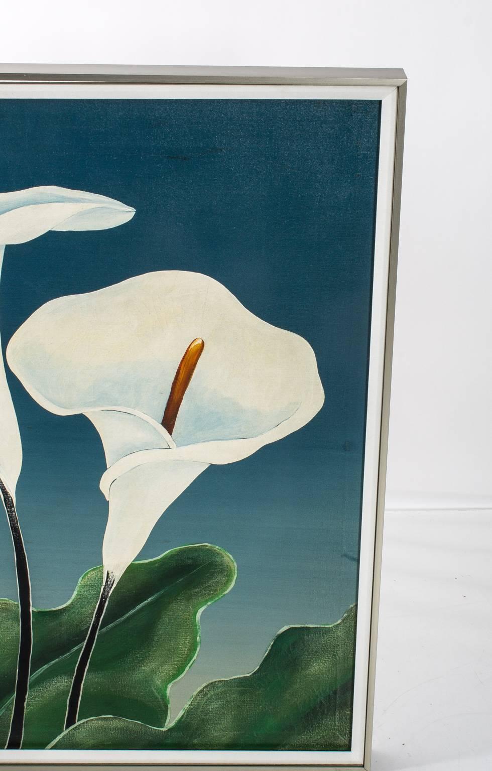 calla lily painting