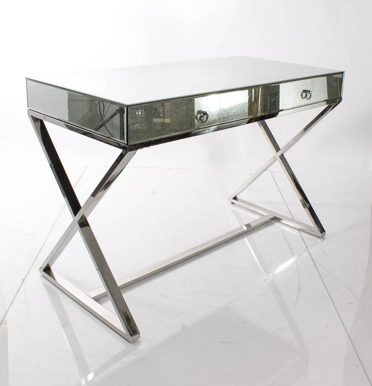 Mirrored Desk at 1stDibs