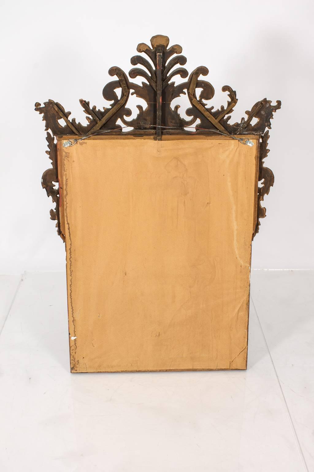 Wood Large Carved Mirror
