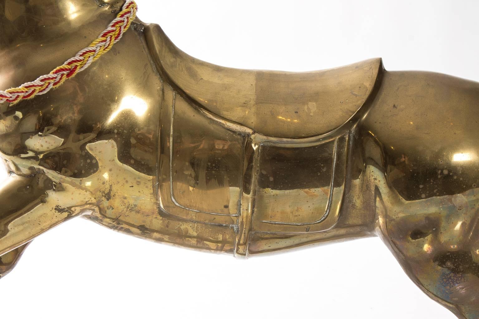 Brass Rocking Horse 1