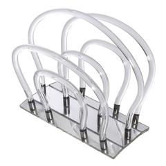 Dorothy Thorpe Lucite Magazine Rack 8