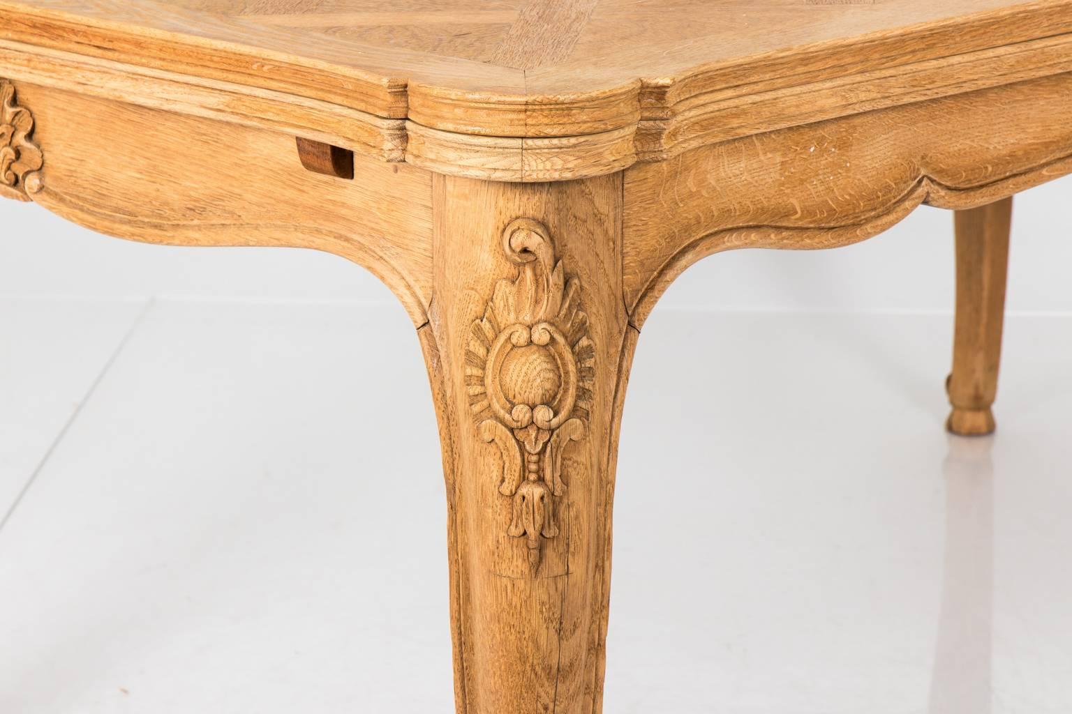 Bleached Oak Dining Table For Sale 2