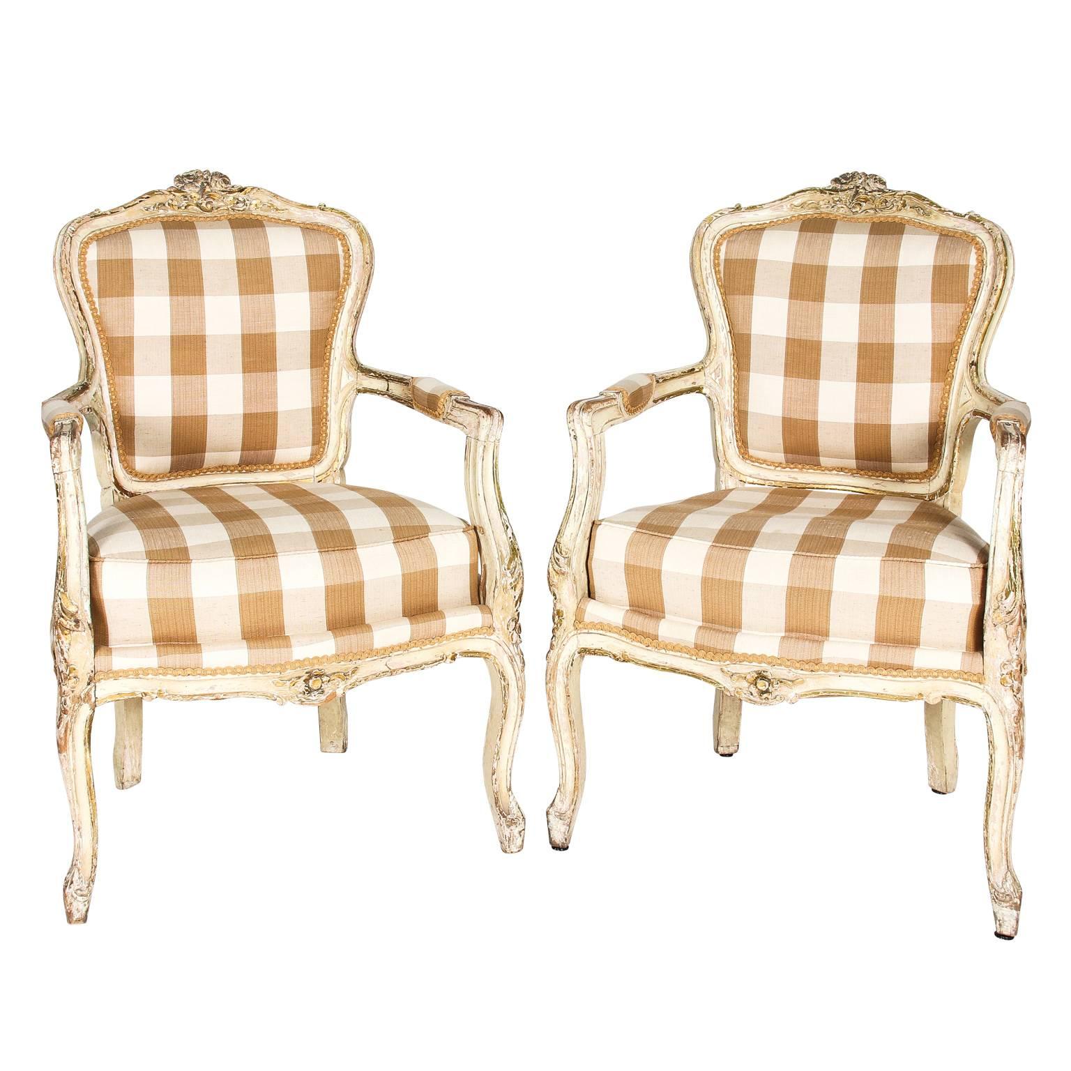 Louis XVI Open Armchairs For Sale