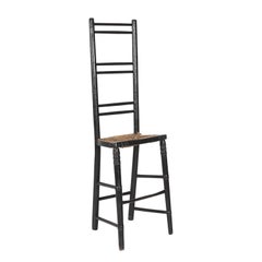 Black Painted Sheraton Chair