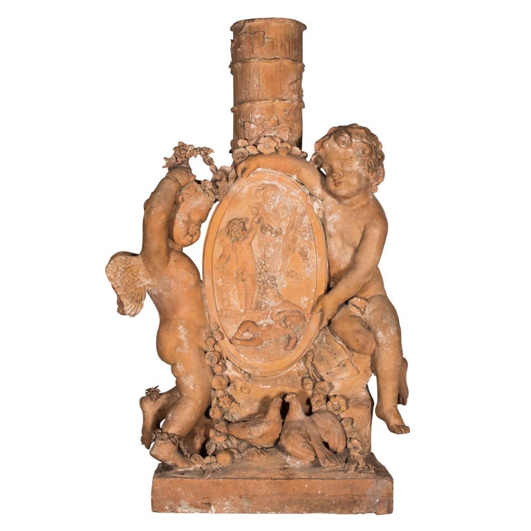 Terra Cotta Chimney Pipe, circa 1860 For Sale at 1stDibs
