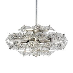 Val Saint Lambert Crystal Chandelier