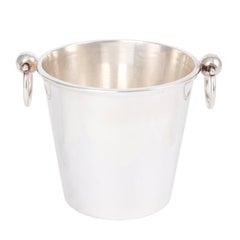 1950s English Silver Plated Ice Bucket
