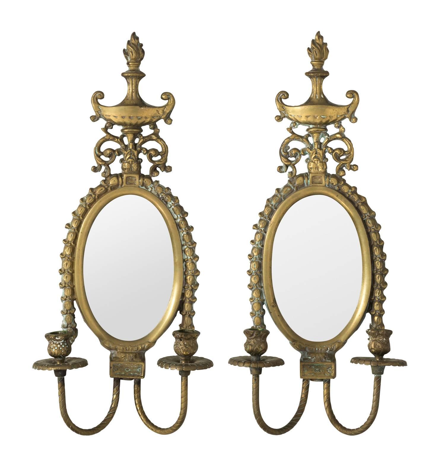 Pair of 19th Century Neoclassical Sconces For Sale