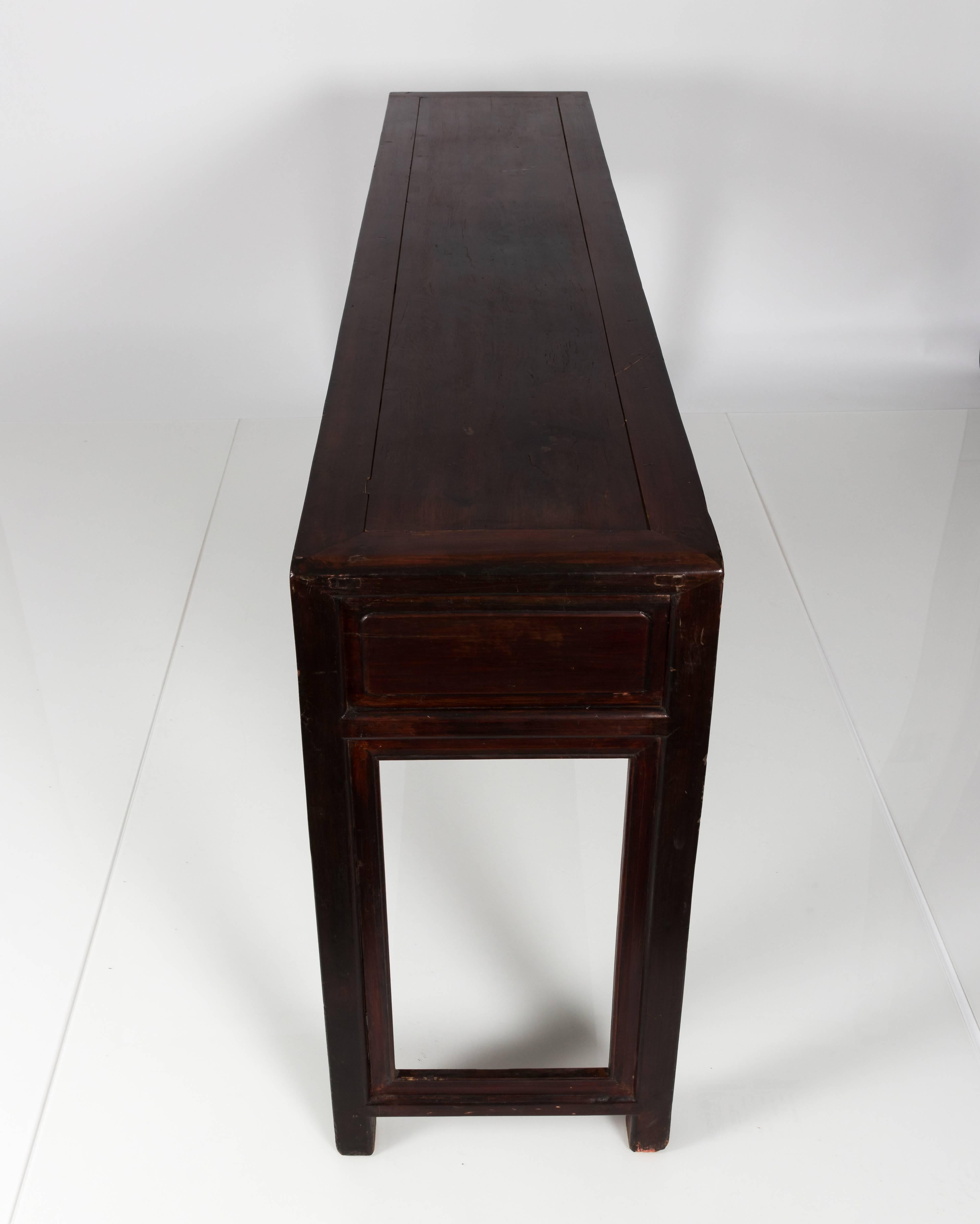 Lacquered Ca. 1920's Mahogany Chinese Alter Table